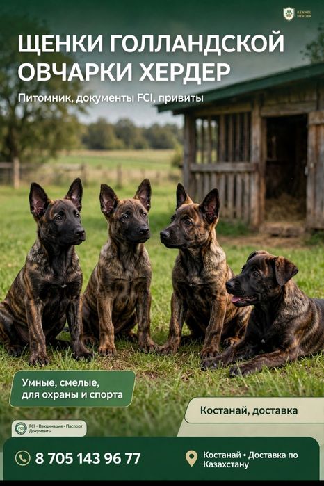 Голландская Овчарка Хердер!