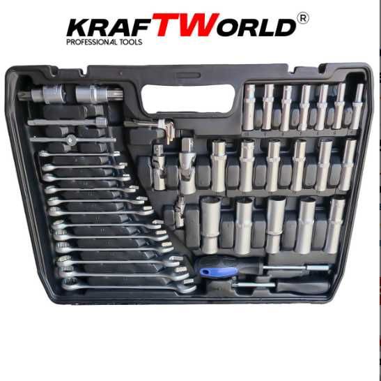 Професионално гедоре 216 части KraftWorld PRO Series