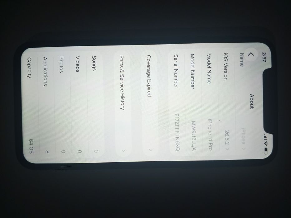 Iphone 11 pro lla