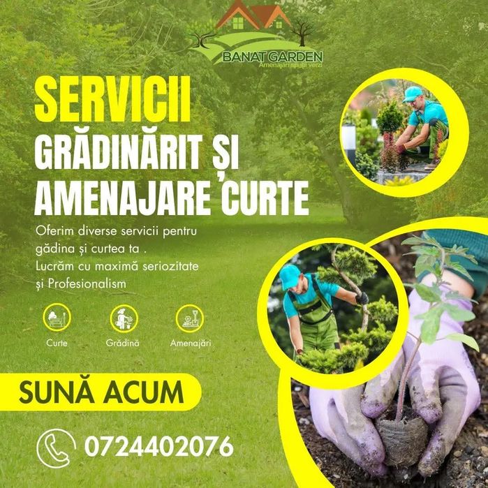 Spatii verzi Timisoara/ Amenajari gradini