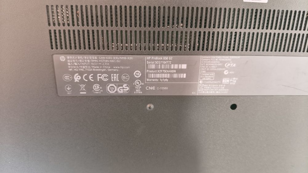 HP Probook 650 G2