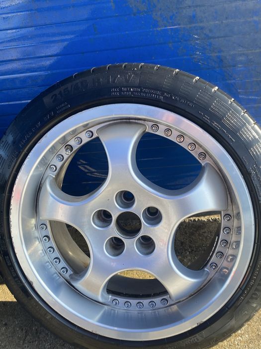 Vand sau schimb jante 5x100 R17 cu caucicuri 215 45 17 de vara
