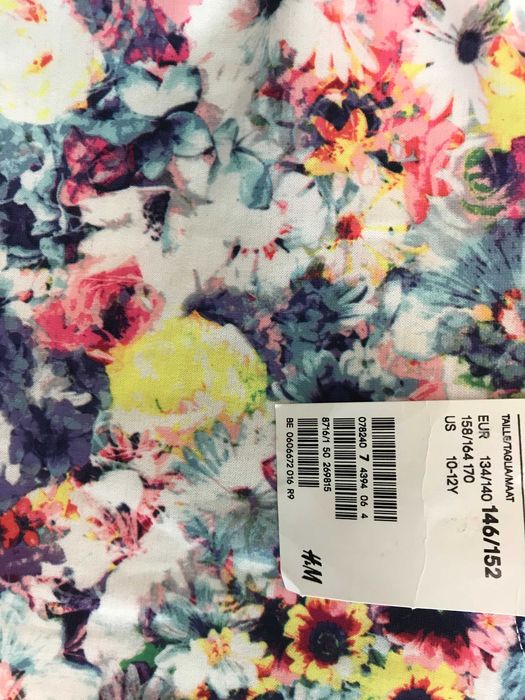 НОВА красива рокля на цветя на H&M за момиченце