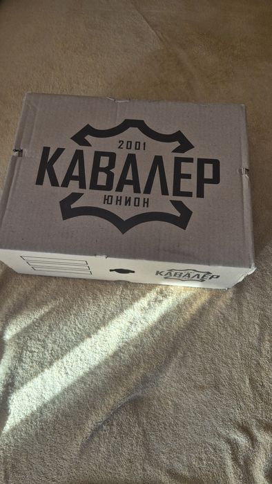 Мъжки обувки Kavalier – естествена кожа, нови с кутия