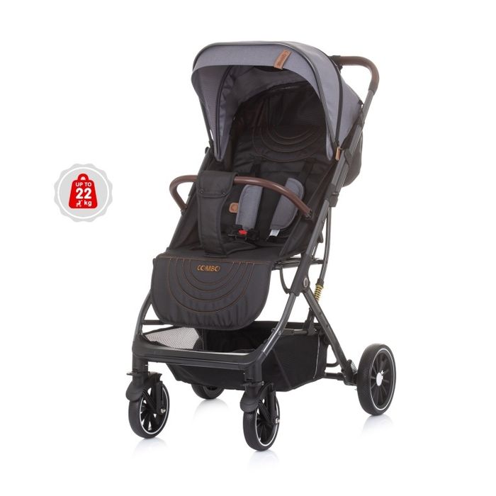 Бебешка лятна количка Chipolino - Combo сива