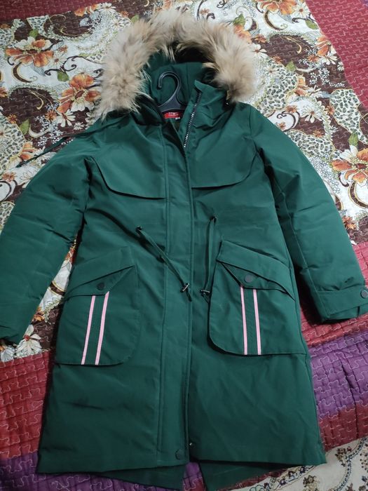 Теплая парка 10-12 лет. доставка