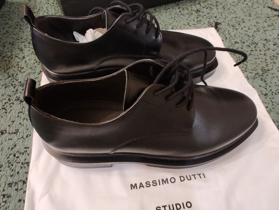 Кожаная обувь Massimo Dutti (туфли) 100% кожа, 42 размер