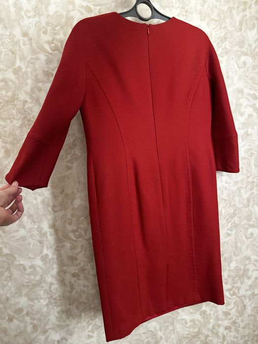 Платье футляр из шерсти