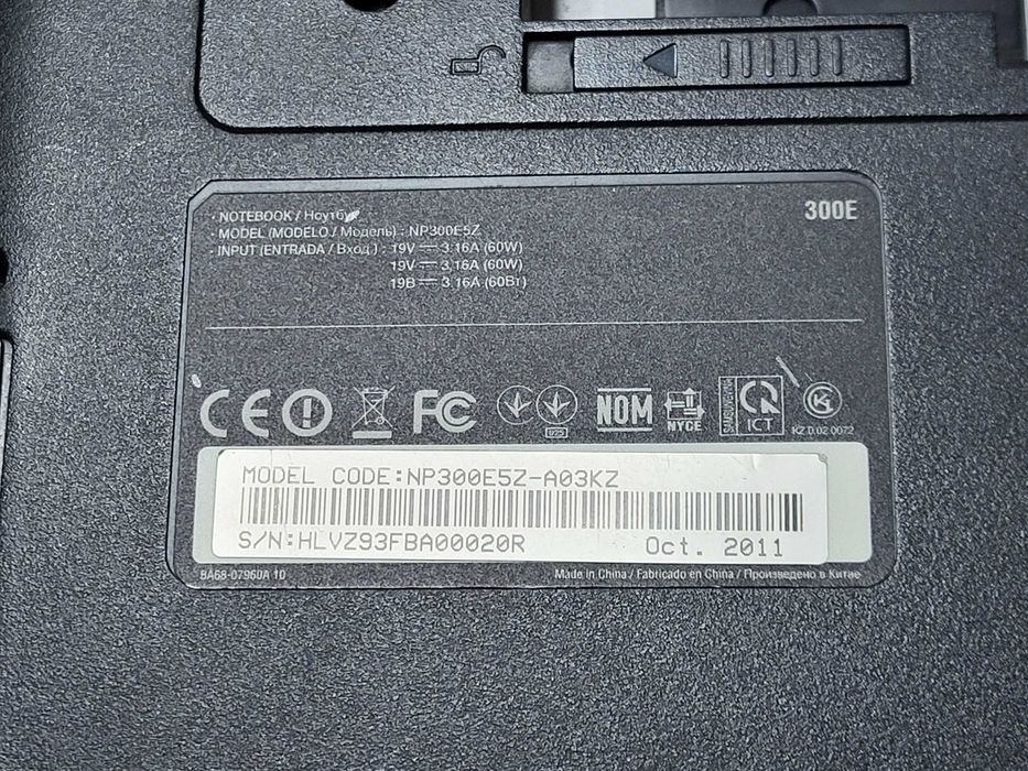 Samsung np300 плата intel
