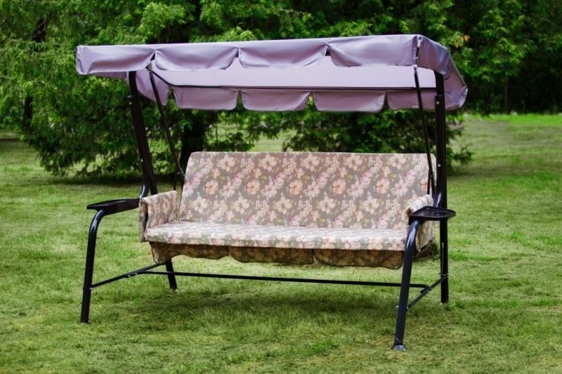 Современные садовые качели