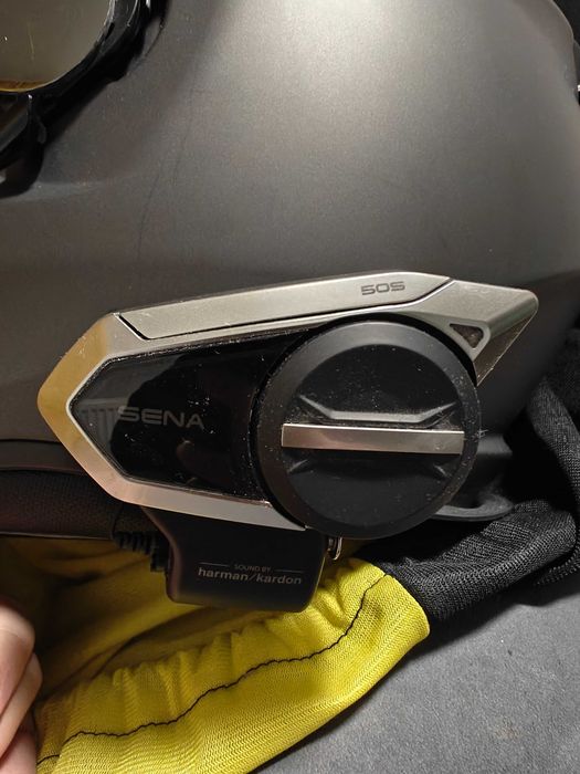 Cască moto Scorpion Exo cu intercom Sena 50S