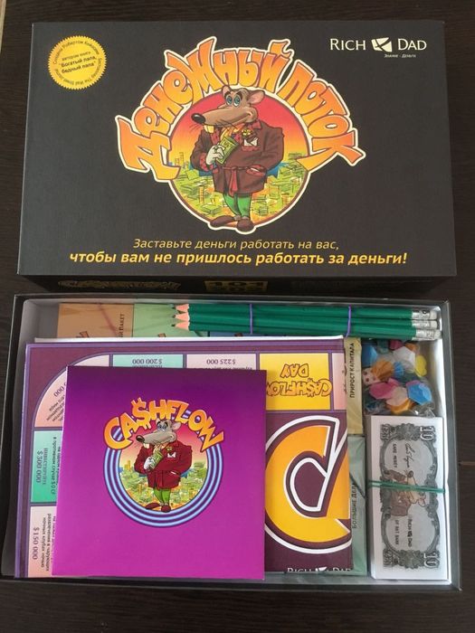 Игра настольная денежный поток cashflow