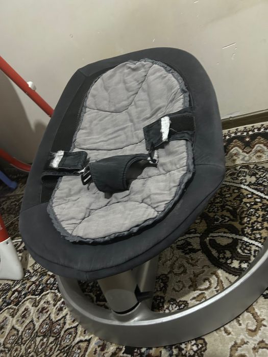 Качели шезлонг для новорожденных детей с 0мес до 1 года