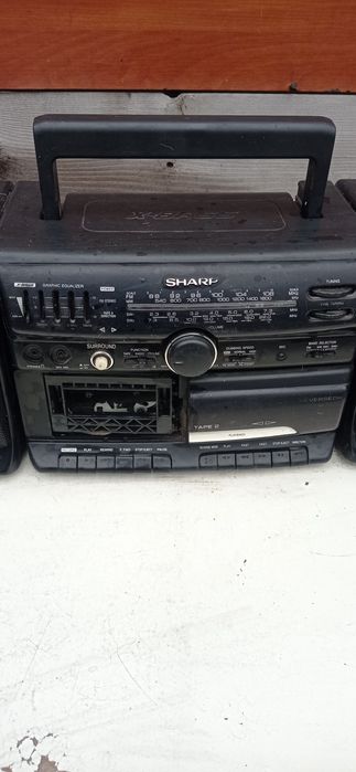 Двухкассетный магнитофон,Шарп