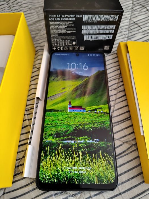 Смартфон POCO X3 PRO, Dual SIM, 256GB, 8GB RAM, 4G, Phantom Black