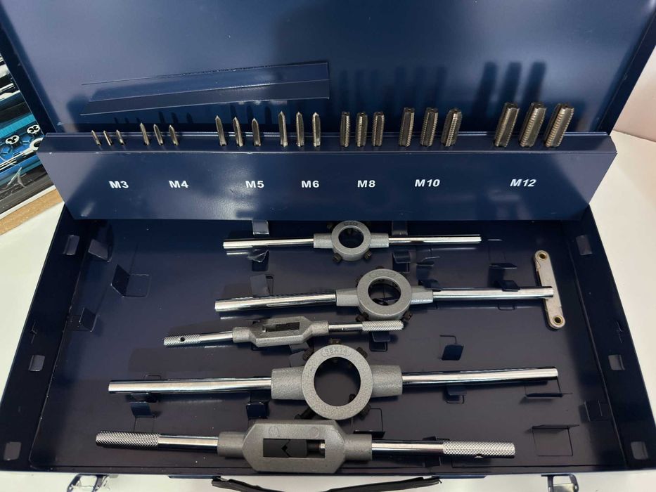 Trusa cu filiere si tarozi Eventus Exact BGS M3-M12 STM15