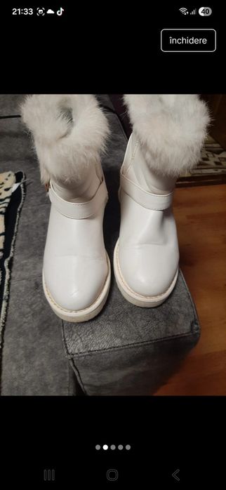 Vind cizme super îmblănite mărimea 40
