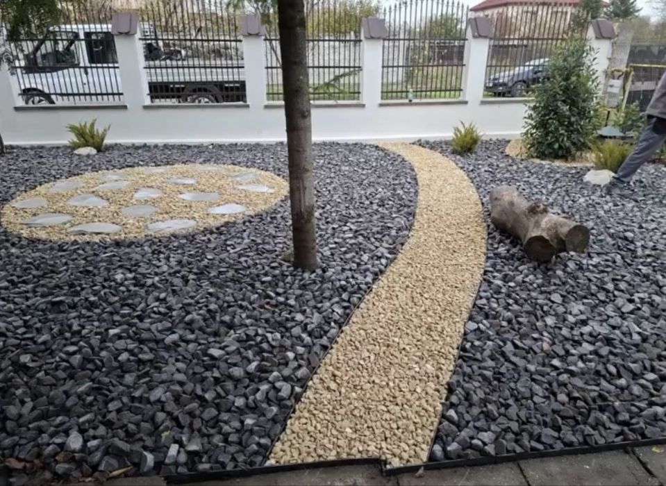 Piatră decorativă din calcar  pentru grădină, curti ,alei pietonale si peisagistica