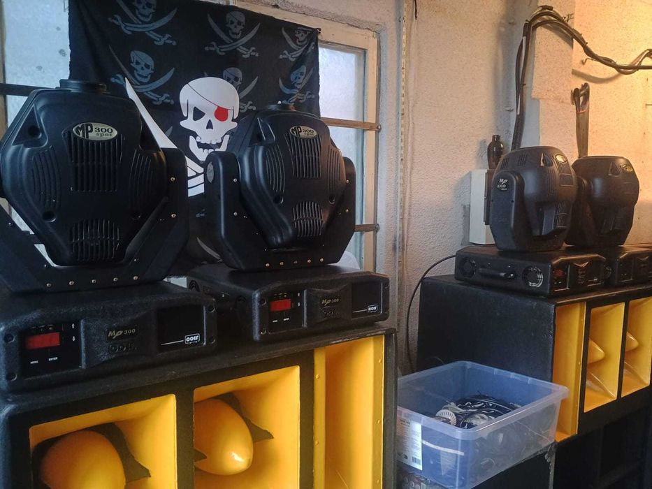 6 x Capete Mobile - Moving Head COEF MP-300 Spot & Beam