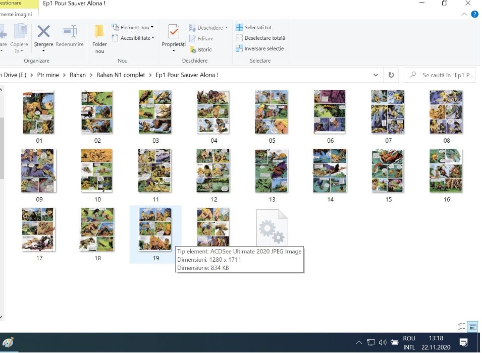 Colectia completa de reviste Rahan lb franceza 1-36 sau 1-189 ep in fo