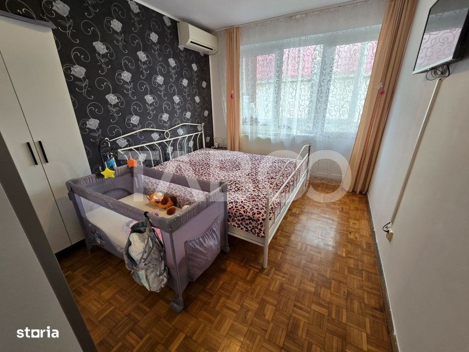Apartament 2 camere de vanzare mobilat cu balcon in Terezian Sibiu — fotografia 3