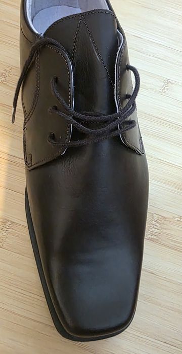 Pantofi militari piele maro