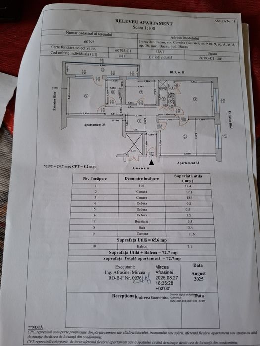 Vanzare apartament