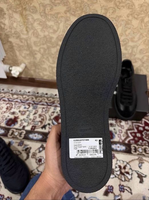 Мужской обувь из бренда Терган Турецский из натуральный кожи