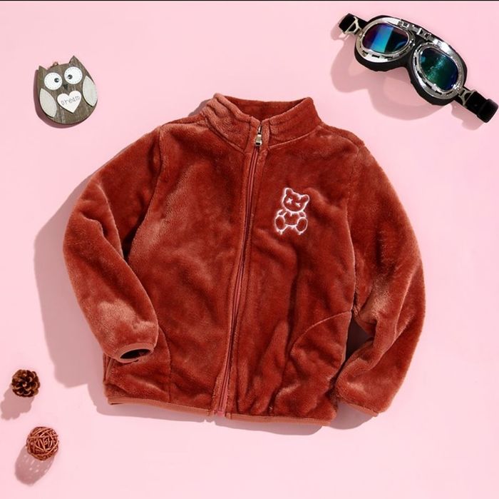 Детские бомберы, плюшевые, тёплые.