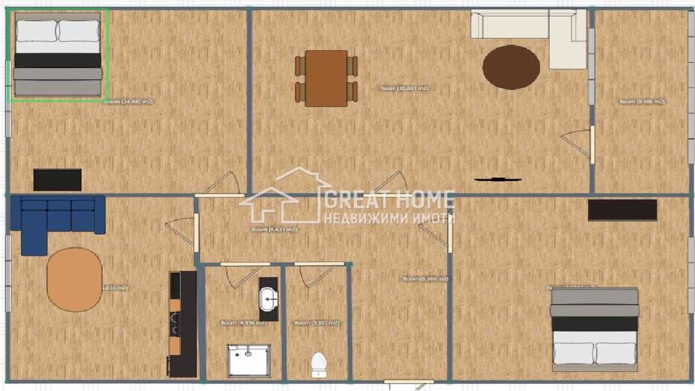 Продава се Четиристаен апартамент в Търговище, Боровец - 78 кв.м за 720 €/кв.м - Снимка #12