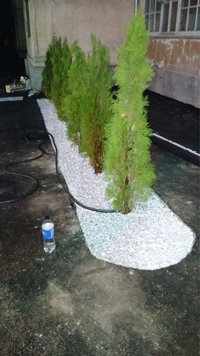 Oq qora tosh Galka. Белый  декоративни Галка камен