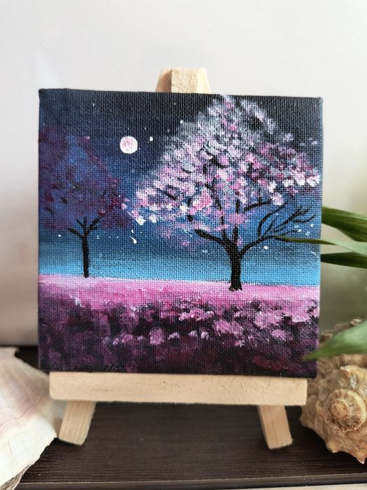 Ръчно рисувани акрилни картини