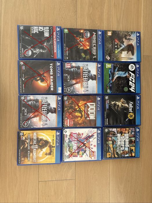 Продам диски на PS4