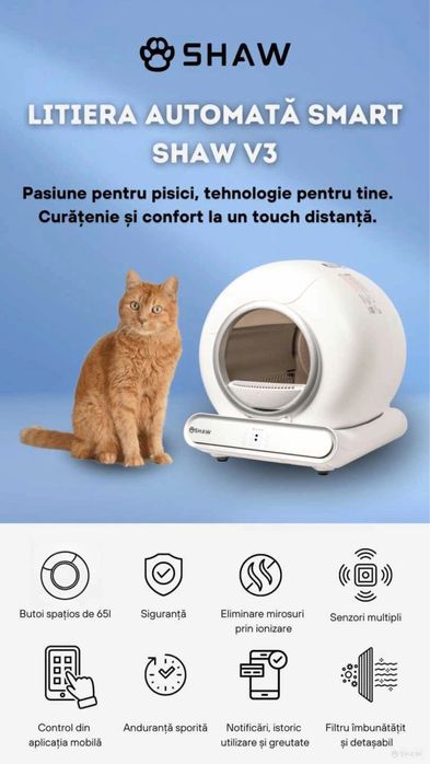 Litiera automata shaw v3