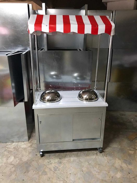 Колички за царевица на пара