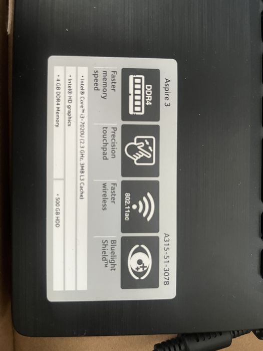 Ноутбук Acer Aspire 3 A315-51