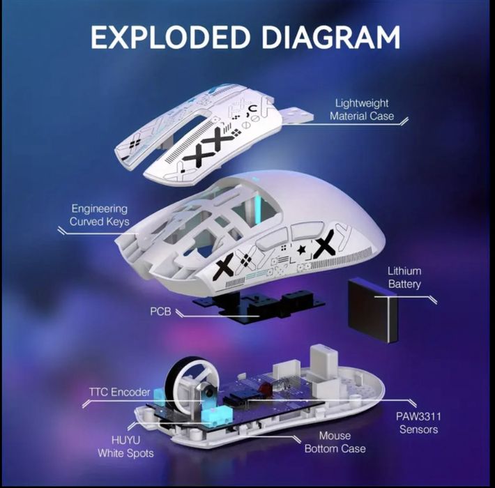 Мышка Atack Shark X11