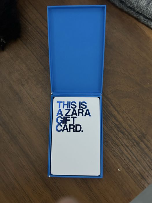 Сертификат ZARA на 80к