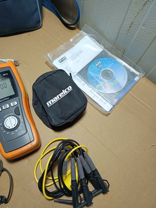 Set HT 4003 și Tester HT M 75 VDE 0100 cu multimetru și testare LAN