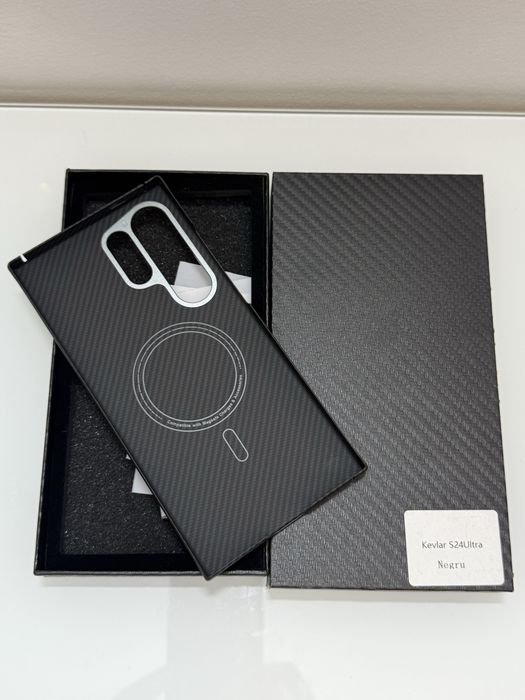 Husa carbon Kevlar Samsung S24 ULTRA noua