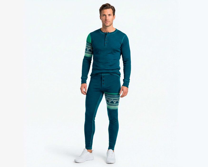 Daniel Franck 80% Мериносова вълна  мъжки термо сет размер S