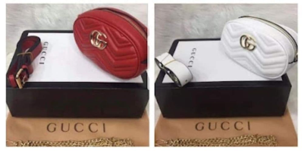 Borseta/geanta mini,curea si lant detașabil, logo auriu,saculet, etich