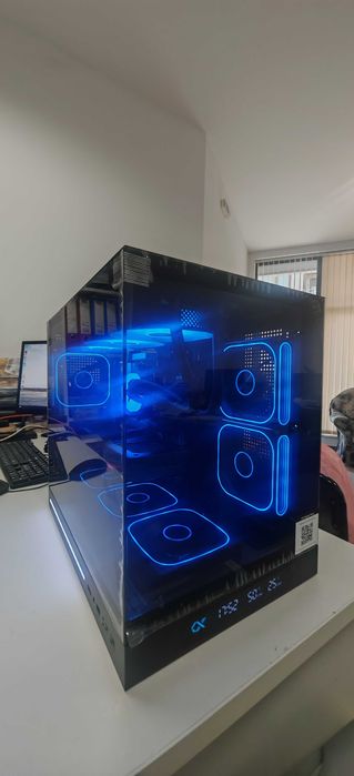 Мощно Геймърско PC Ryzen 7 7700X/32GB/1TB SSD/RX 9060XT/Гаранция