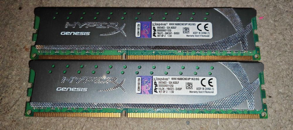 Kit memorie ram DDR3 2X4GB