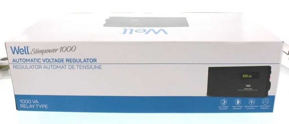 Stabilizator automat de tensiune cu releu 1000VA/600W