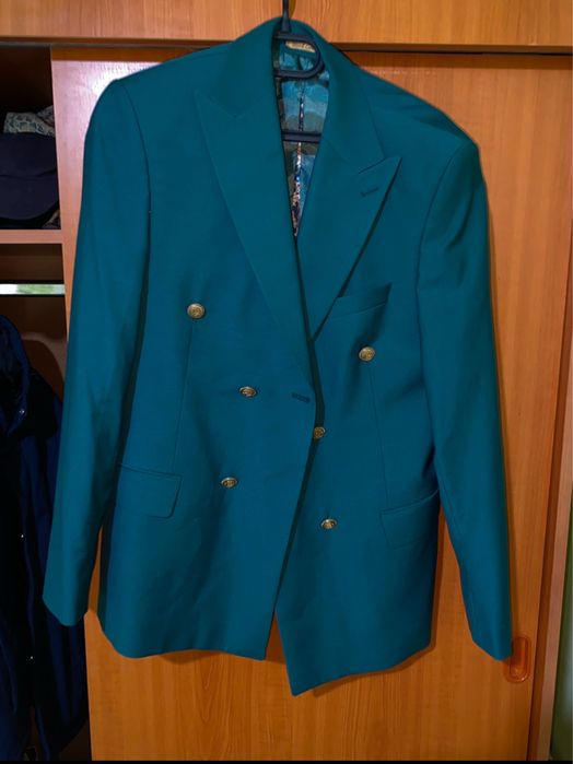 Costum Barbati Elegant Verde Inchis