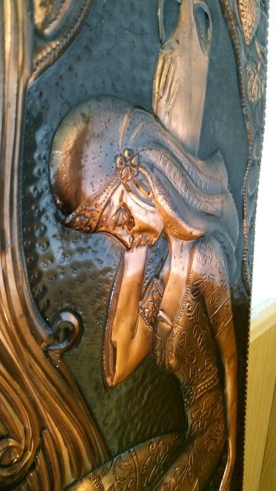 Чеканка, ручная работа СССР медь