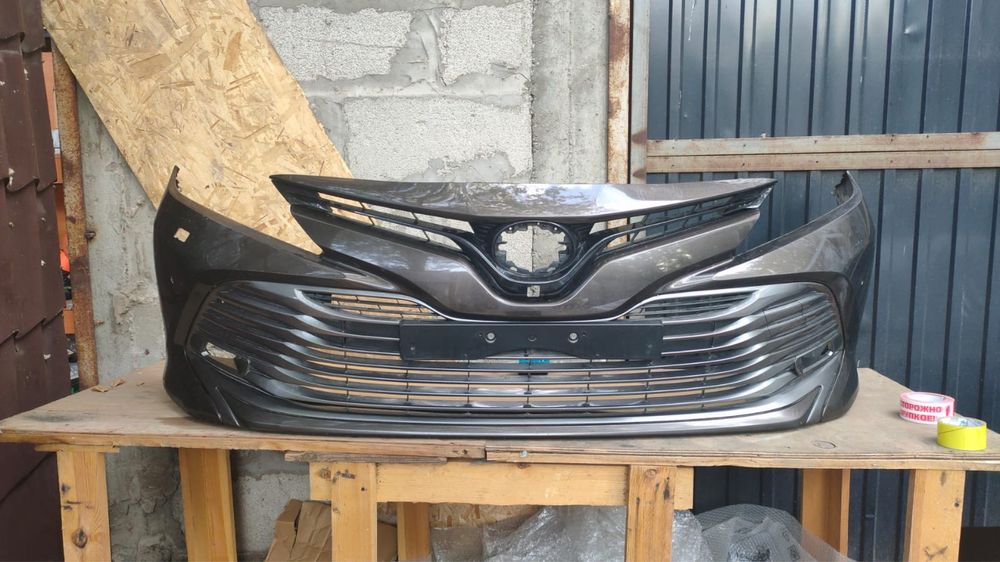 Бампер в сборе на Тойота Камри 70 европа