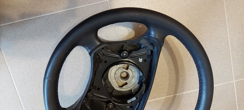 Lot piese mercedes w210 volan sport piele mahon lemn cotiera placute