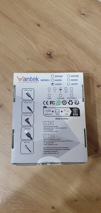 Casti Wantek A600G RJ9 Jack